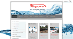 Desktop Screenshot of klingspohn.de